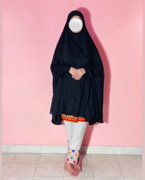 Short Namaz Chadar Black